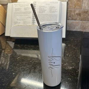 Bride tumbler never used